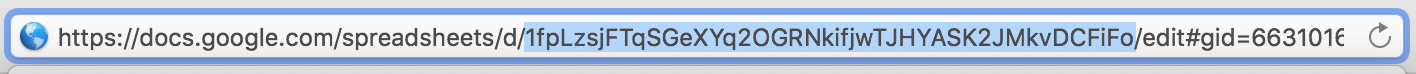 Links in the Link Value column must point to the current spreadsheet.